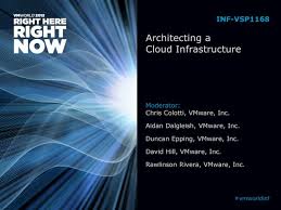Presentation architecting a cloud infrastructure