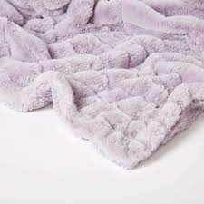 Luxe Faux Fur Sherpa Throw Blanket In 2021 Purple Throw Blanket Minky Throw Blanket Throw Blanket