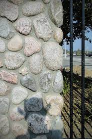 Granite Cobbles Fieldstone Veneer Pillars Exterior Stone Veneer Stone Veneer Thin Stone Veneer Stone Pillars