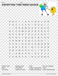 adventure time word search main image time word search printable person human gray transparent png pngset com