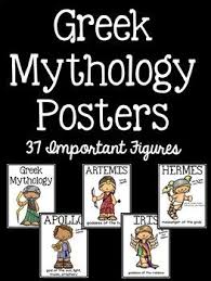 This Product Has 38 Posters Featuring Characters Of Greek Mythology I Ve Included Both A Color And Black Greek Mythology Characters Greek Mythology Mythology