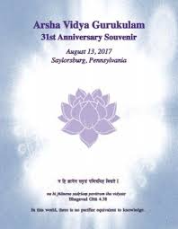 Maybe you would like to learn more about one of these? 2017 Arsha Vidya Souvenir