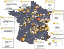 Autour De La Gastronomie Carte De France Des Fromages Aop Carte De France Fromages De France Fromage Aop