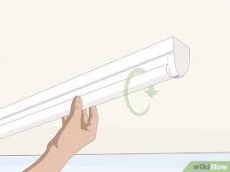 Connect the line and neutral wires to the g13 sockets at the live end of. 3 Easy Ways To Remove A Fluorescent Light Wikihow