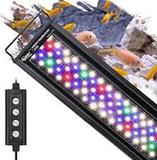 In this episode, i make an aquarium led light using led rgb strips. Amazon Com Hygger 18w 24 7 Lighting Aquarium Led Light Sunrise Daylight Moonlight Mode And Diy Mode Adjustable Timer Adjustable Brightness Fish Tank Light With Extendable Bracket 7 Colors For Planted Tank Home Improvement
