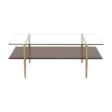 Oak surround with black stained oak showing integrated lighting which the user has added with spectacular results. 19 Off West Elm West Elm Mid Century Art Display Coffee Table Tables