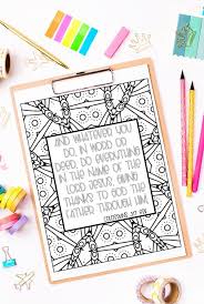 Free simple bible verse coloring pages for christmas. Bible Verse Coloring Pages About Gratitude Fun Happy Home