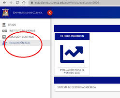 Para evaluar debes ingresar a la siguiente OPCIÓN. ahora puedes realizar la  EVALUACIÓN AL DESEMPEÑO DOCENTE, a través de  https://estudiante.ucuenca.edu.ec/