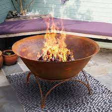 Is it safe to use a rusty fire pit. Arizona 94 Cast Iron Rust Fire Pit Milkcan Outdoor Products