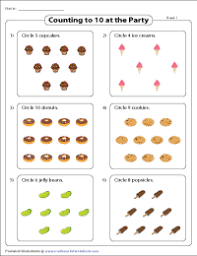 Some of the worksheets for this concept are count the objects and circle the correct, counting 1 10, counting practice work, counting practice from 1 to 10, counting dimes 1, count by 10s, counting work 1 100, counting. Counting To 10 Worksheets
