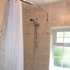Maximize shower space with the amazing c type curtain track from alibaba.com. Curved Shower Rails Byretech Ltd