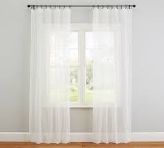 Some of the available options you may find include Classic Voile Rod Pocket Sheer Curtain Pottery Barn