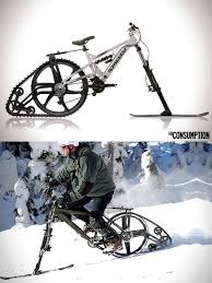 Ktrak Snowmobile Mountain Bike Kit Bike Kit Bike Design Custom Bicycle