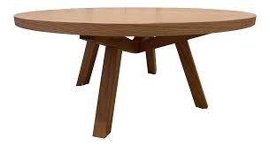 Here, your favorite looks cost less than you thought possible. Contemporary Solid White Oak Round Wood Coffee Table Chairish