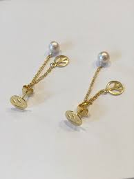 ニコちゃん ピースマークピアス ピースマーク ピアス チェーン