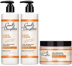 Chanel, dior, yves saint laurent, clinique, hugo boss, armani Carol S Daughter Coco Creme Sulfate Free Shampoo And Conditioner Set With Silicone Free Hair Butter For Very Dry Curly Hair With Coconut Oil And Mango Butter Buy Online At Best Price In