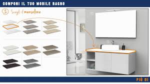 Serie Dolomite Combo 9 Componi Il Tuo Mobile Bagno Bricoman Italia Youtube