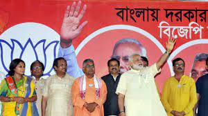 The trinamool congress has now taken a massive bjp mps babul supriyo and locket chatterjee are trailing in their constituencies. After Housing Controversy Bjp Struggles With New Complaints Of Corruption In West Bengal