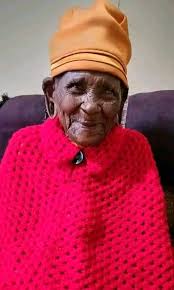 Mother and daughter. Hazardous steps for the old lady, but likely as good  as they could do.