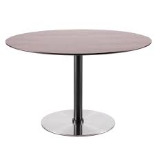 Add a pop of flair to your dining space with the palm dining chair by featuring hairpin legs and a walnut finish this desk is great for small spaces, even has book nook! Dillon Mid Century Modern Dining Table In Walnut Stainless Steel Lumisource Dt Diln Sswl