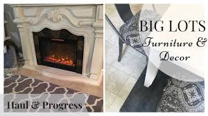 View our lines of electric fireplaces. Big Lots Haul Furniture Decor And Progress Of Break Nook Redo Youtube