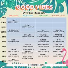 Para empezar el 2017 realizamos esta imagen, que sea un año de buena vibra y excelentes proyectos para todos!! Good Vibes Festival On Twitter Gvf2017 Set Times Are Out Plan Your Festival Schedule So You Don T Miss Your Favourite Acts