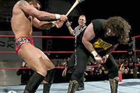 This was a pretty awesome violent spectacle. On This Date In Wwe History Randy Orton Becomes A Star Against Cactus Jack At Backlash 2004 Cageside Seats