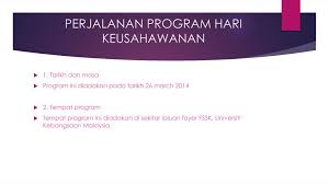 Perkara ini digambarkan sebagai keupayaan dan kesanggupan membangun. Ppt Laporan Akhir Khusus Kemahiran Pengurusan Dan Keusahawanan Powerpoint Presentation Id 2284516