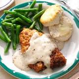 How many calories are in chicken fried steak and gravy?