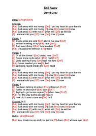 Sail Away David Gray Ukelele Songs Lyrics And Chords Uke Songs