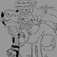 echoes of you — Werehog Sonic x Shadow bc I dont see enough of it...