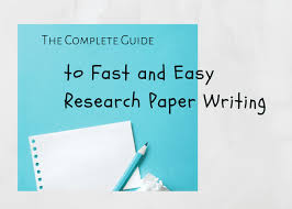 It shows you what steps you have to take in order to write a research paper and how to get it finished and submitted on time. The Complete Guide To Fast And Easy Research Paper Writing Assignment Geek