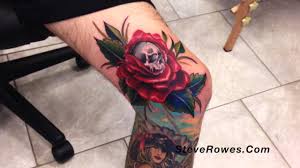 Damian hope ellams / via hello sailor tattoo shop. American Traditional Rose Knee Tattoo Best Tattoo Ideas