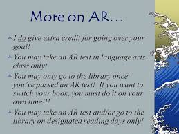 accelerated reader you must read books within your reading