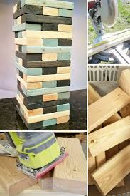 How To Make Your Own Lawn Jenga Jenga Diy Giant Jenga Diy Jenga