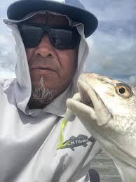 Son catches first catfish in Georgia