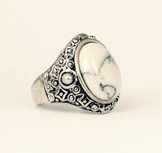 Tibetan Bohemian White Turquoise Ring Black Vintage Silver Etsy White Stone Ring Vintage Silver Jewelry Antique Silver Rings