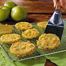 Working in two batches, fry tomatoes until golden brown, about 3 minutes per side; How To Make Fried Green Tomatoes Southern Living