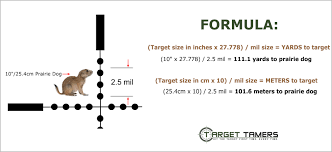 Mil Dot Explained Understanding Using Milliradians For