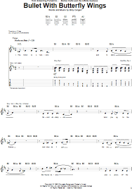 Jesus was the only son, yeah. Bullet With Butterfly Wings Guitar Tab Zzounds