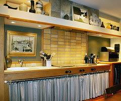 On the contrary, many kitchen curtains inject a dose of modernity to a contemporary kitchen. Show Me And Or Let S Talk About Cabinet Curtains Instead Of Doors