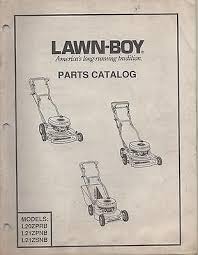 Enter your model number in the search box above or just choose from the list below. 1990 Lawn Boy Back Behind Lawn Mower Parts Manual P N E008159 103 Manufacturer Amazon Com Books