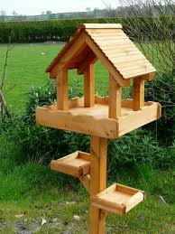 Triple Bird Table Wooden Bird Feeders Diy Bird Feeder Wood Bird Feeder