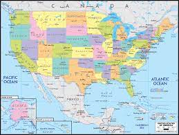 8 most picturesque views in the united states; Detailed Political Map Of United States Of America Ezilon Maps