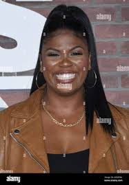 Candace Nicholas-Lippman arrives at the premiere of "Blindspotting"