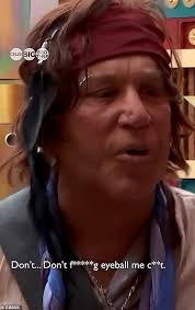 Celebrity Big Brother in misogyny row: Fury after bosses only finally  removed Mickey Rourke from the house after he clashed with Chris Hughes