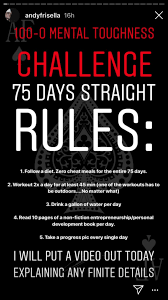 75 Day Challenge 75hard Wilbertrogers Com Fitness Jobs Challenges Workout Plan