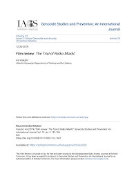 Icty prosecutor carla del ponte renews demand for arrest of mladic and karadzic. Pdf Film Review The Trial Of Ratko Mladic