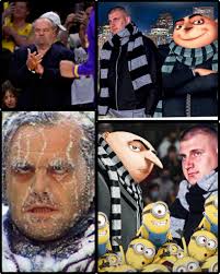 Jack 😎 Nicholson at Lakers 🏀 game.