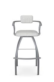 Now for the final step, match the style of the bar. Amisco Kris Swivel Bar Stool W Back Arms Barstool Comforts